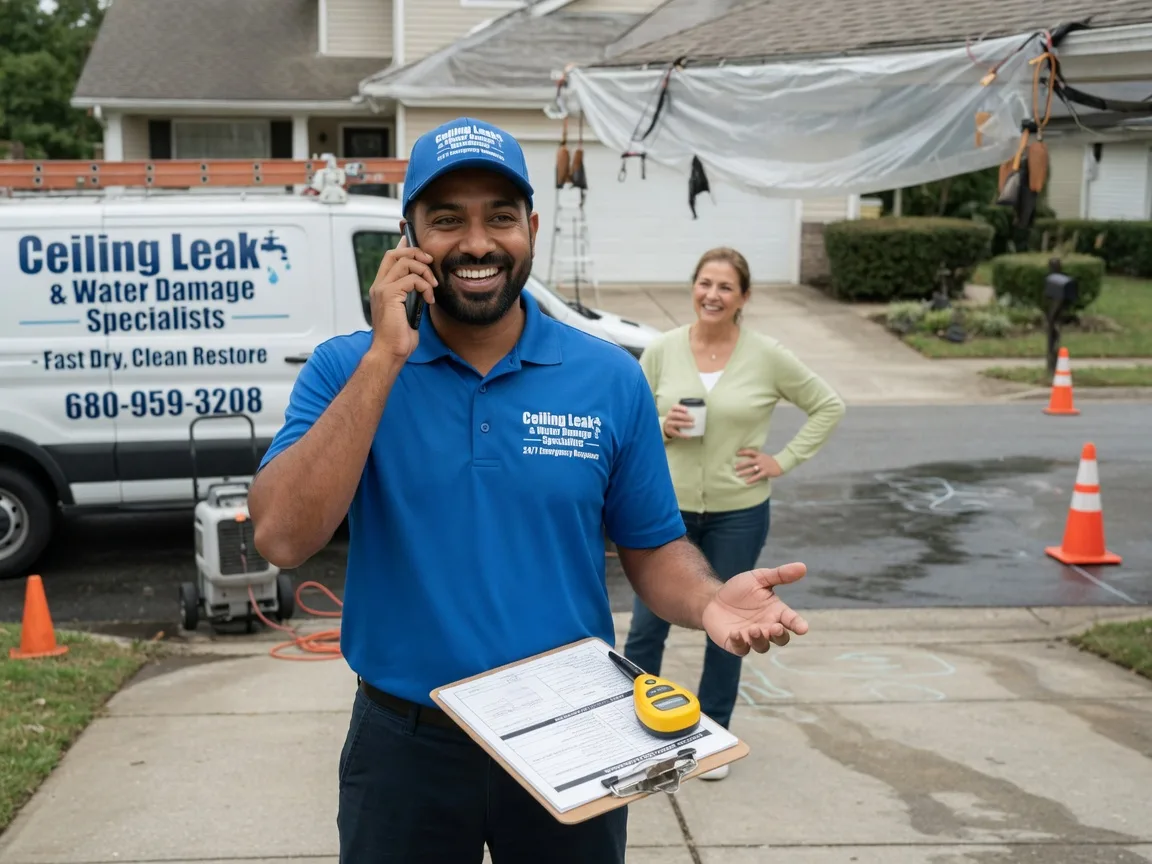 Ceiling Leak Cleanup White Oak, GA FAQs