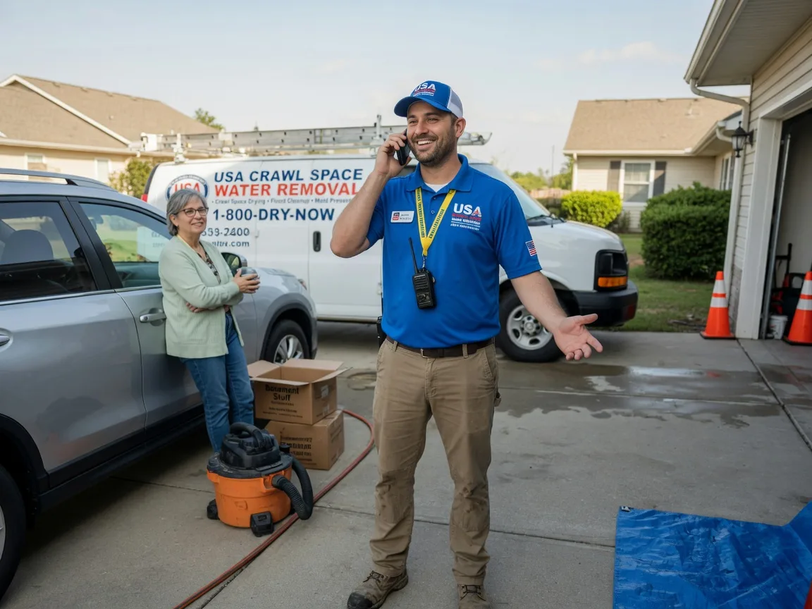 Crawl Space Water Removal White Oak, GA FAQs